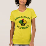Jamaican Cupcake in Jamaican colours Tshirt