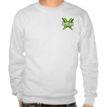Jamaican Silver Lightening Bolts Logo Pullover Sweatshirts