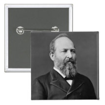James A. Garfield Button