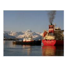 James Dunlap Tugboat in Dutch Harbour Post Cards