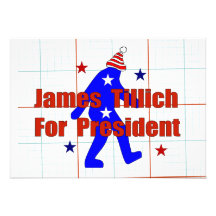 James Tillich For President Custom Invitation