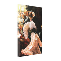 James Tissot The Political Lady Canvas Print