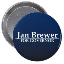 Jan Brewer for Governor Pinback Buttons