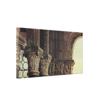 Jan van Eyck - Capitals Stretched Canvas Prints