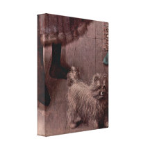 Jan van Eyck - Dog Stretched Canvas Print