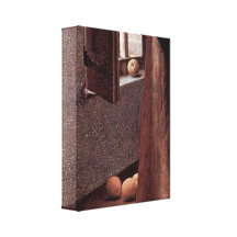 Jan van Eyck - Giovanni Arnolfini and wife Stretched Canvas Prints