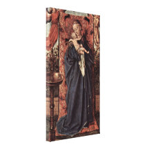 Jan van Eyck - Jungfrau at source Canvas Prints