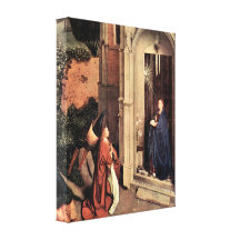 Jan Van Eyck - Proclamation Gallery Wrap Canvas