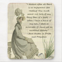 Jane Austen Book Lovers Mousepads