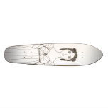 Jane Austen Girl Skateboard