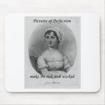 Jane Austen is Sick and Wicked Mouse Pad