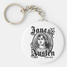Jane Austen Key Chain