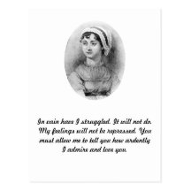 Jane Austen's Pride Post Cards