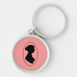 Jane Austen's Silhouette Keychains