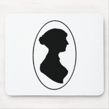 Jane Austen's Silhouette Mousepad
