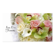 Jane Doe Flowers Business Card