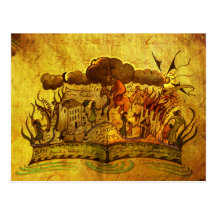 'Jane Eyre' book Postcard