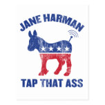 Jane Harman - tap that ass - wiretapping nsa funny Postcards