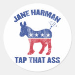 Jane Harman - tap that ass - wiretapping nsa funny Sticker