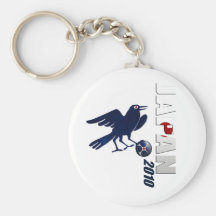 Japan 2010 Japan Soccer supporters logo Keychain