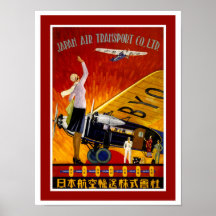 Japan Air Transport Poster