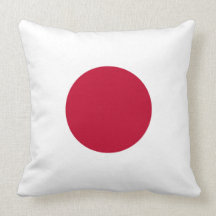 Japan Flag American MoJo Pillow