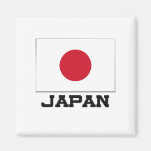 Japan Flag Fridge Magnets