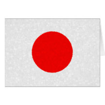 JAPAN FLAG GREETING CARDS