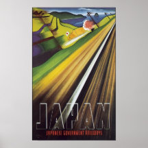 Japan, Japanese Govt Railway Poster 2