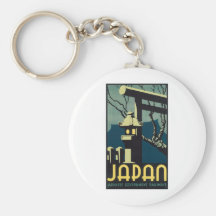 Japan Japanese Govt Railways 2 Key Chain