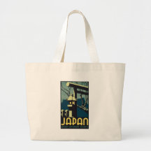 Japan Japanese Govt Railways 2 Tote Bags