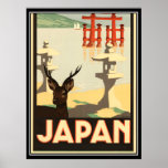 Japan Vintage Travel Poster