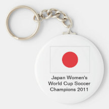 Japan Women's World Cup Soccer Winners Keychain