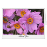 Japanese Anemone Thank You Card