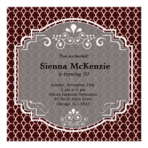 Japanese Birthday theme Invitations