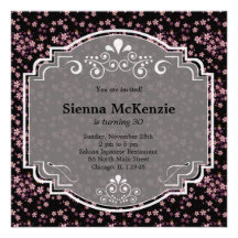 Japanese Birthday theme Invite
