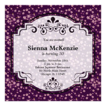 Japanese Birthday theme Personalised Invitation