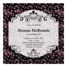 Japanese Birthday theme Personalized Announcement