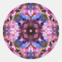 Japanese Cherry Blossom Kaleido Sticker