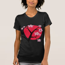 Japanese Cherry Blossom Tattoo T-shirts