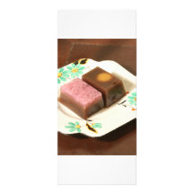 Japanese confectionery customized rack card