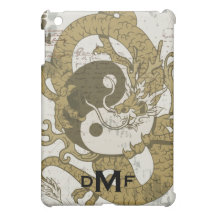 Japanese Dragon and Yin Yang Symbol iPad Mini Case