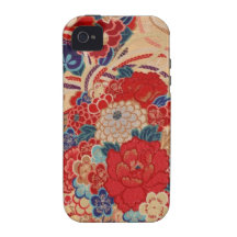 Japanese fabric iPhone 4 Case-Mate Case