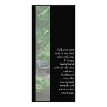 Japanese Garden Bench Rack card 2