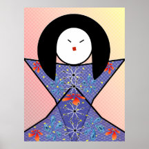 japanese girl poster