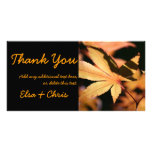 Japanese Maple (3) - Thank you Personalized Photo Card