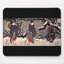 Japanese Painting c. 1800's Mousepads