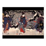 Japanese Painting c. 1800's Postcard