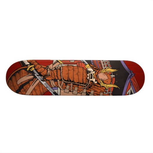 Japanese Samurai Skateboard Deck Zazzle