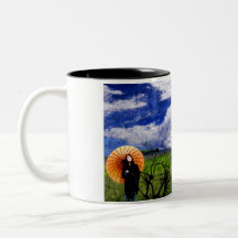 japanese theme mug